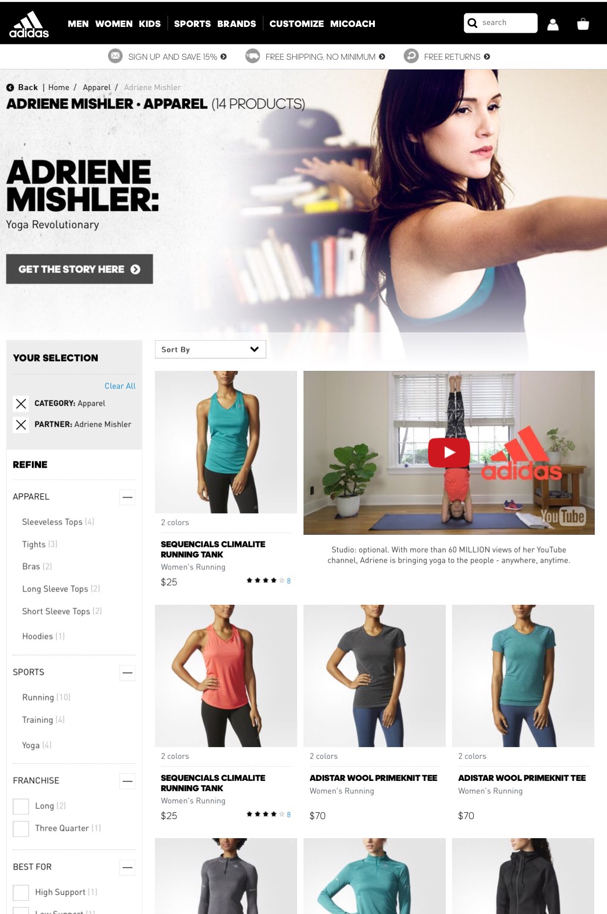 Adriene Mishler Becomes The New Face of Adidas Yoga Clothing Line